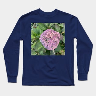 Purple Hydrangea Long Sleeve T-Shirt